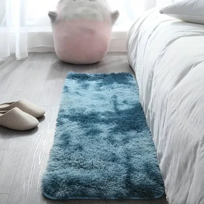 Soft Fluffy Rectangular Rugs for Bedside - Image 5