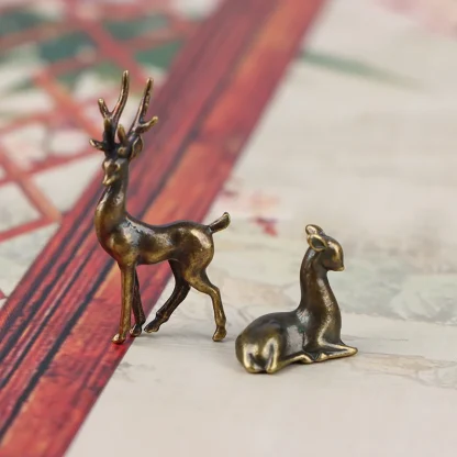 Deer Retro Figurines for Tabletop Decor - Image 6