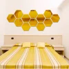 Self-adhesive Wall Mirror with Hexagon Shape - Image 8