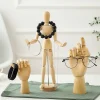 Wooden Hand Figurines with Rotatable Joint - Image 3