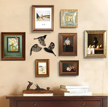 3 Pieces Wooden Bird for Wall Decor - Image 5