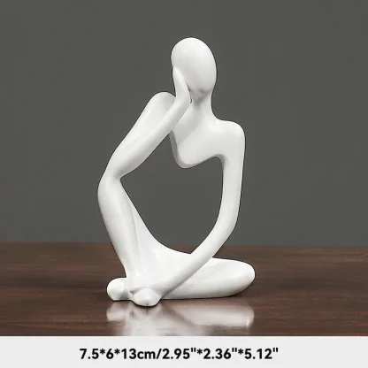 The Thinker Abstract Hollow Out Statues - Image 8