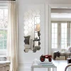 Self-adhesive Wall Mirror with Hexagon Shape - Image 3
